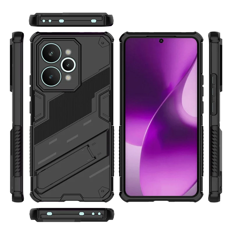 Magnetic Armor Shockproof Kickstand Phone Case - Enhanced Protection with Back Cover s