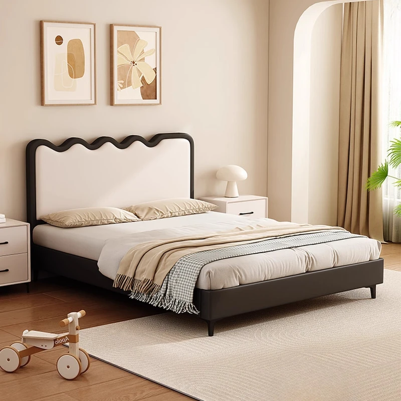 Bedroom Minimalist Bed Teenage Girls Wood Leg Support Modern Single Bed Children Cama De Lujo Para Dormitorio Home Decoration