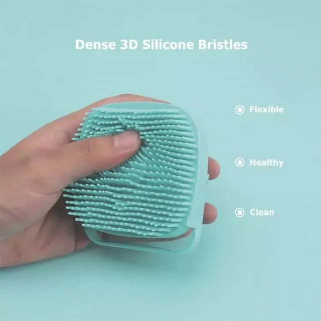 Pet Bathing Brush Soft Silicone Massager Shower Gel Bathing Brush Clean Tools Comb Dog Cat Cleaning Grooming Supplies 6