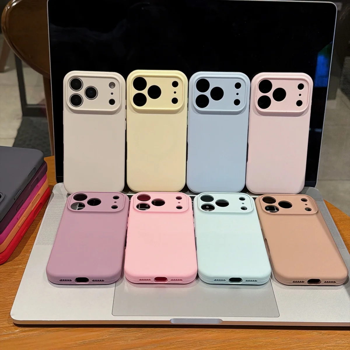 Premium Liquid Silicone MagSafe-Compatible Phone Case with Built-in Wireless Charging Magnet