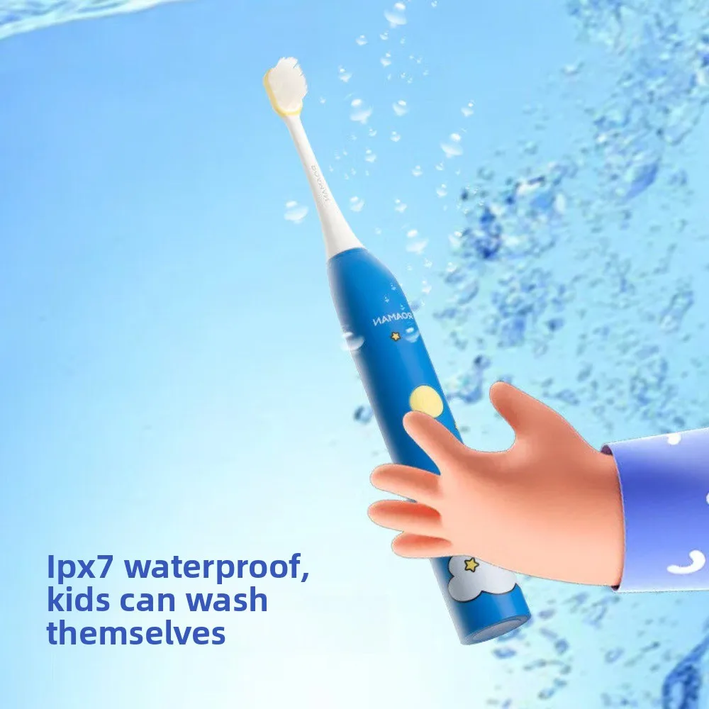 로마 어린이 전동 칫솔 6-12세용 부드러운 모발 충전식  어린이 소닉 자동 학생용 K8-Z 스마트
