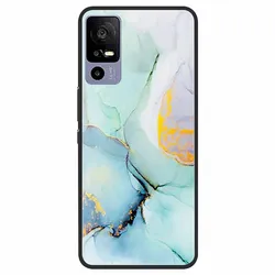 Elegant Marble TPU Silicone Case - Fashionable Protective Cover for TCL 40R 5G (64)