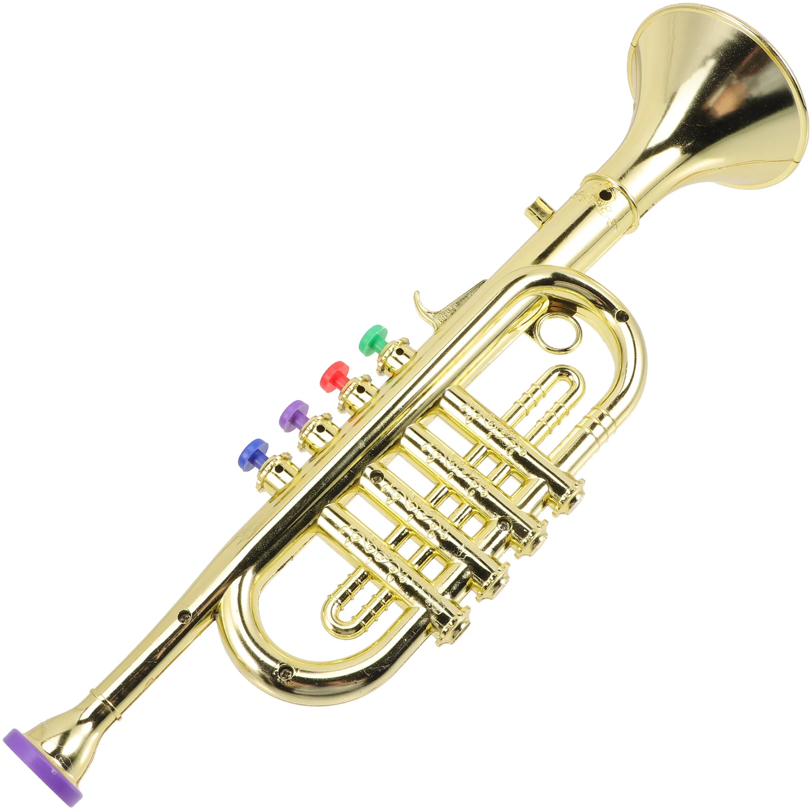 

Kids Simulation Trumpet Toy Lifelike Musical Instrument Toy Educational Trumpet Plaything