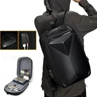 New Multi-functional Anti-theft Backpack Men's Casual Waterproof Large Capacity Travel Bag Usb Hard Shell Student Computer Bag 1