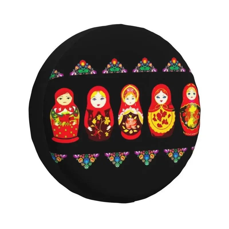 

Русская кукла-матрешка, запасная покрышка для Toyota Land Cruiser Prado Babushka, народное искусство, полноприводный автомобильный протектор колеса 4x4