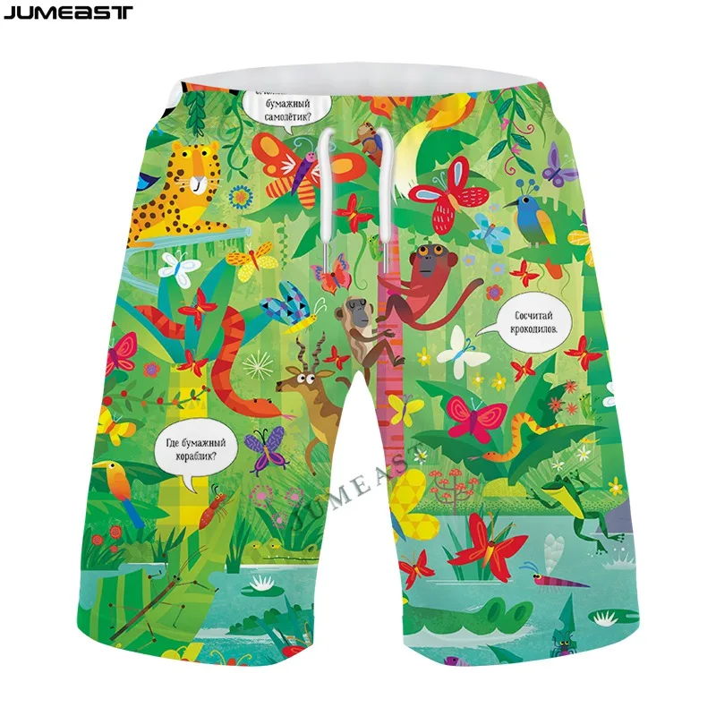 Jumeast Men Women 3D Oversized Animal Cow Farm Streetwear 6XL 7XL Shorts Trunks Board Shorts Beach Casual Sweatpants Short Pants