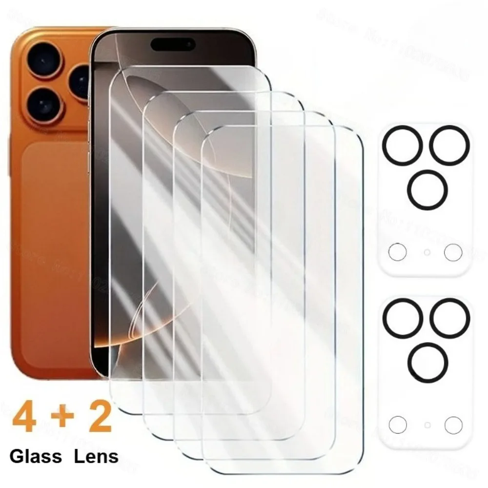 High-Definition Tempered Glass & Camera Lens Protector Set - Bubble-Free Installation
