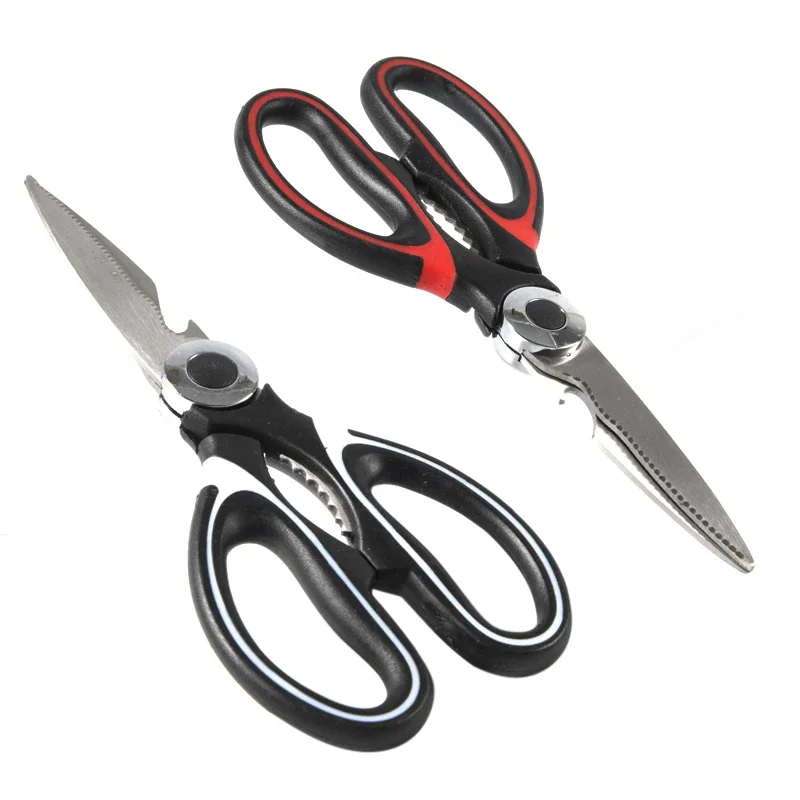 Multifunctional Kitchen Scissors Cutting Knife  Stainless Steel Kitchen Meat  Scissors Chicken Bone Opening Bottle