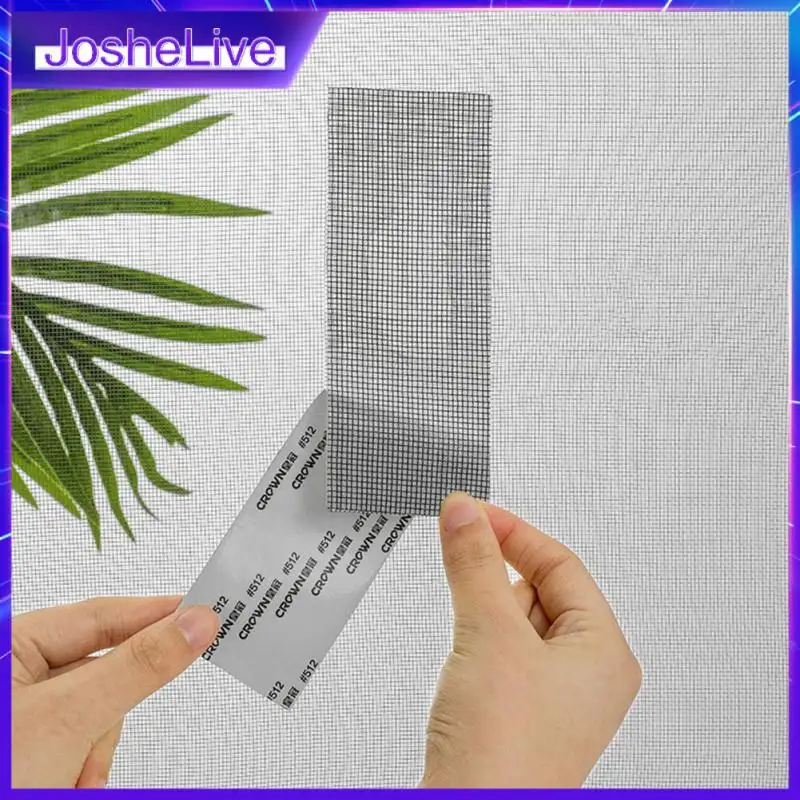 

Window Screen Repair Self-adhesive Net Door Fix Patch Anti-Insect Mosquito Mesh Broken Holes Repair Mosquito Netting Patch