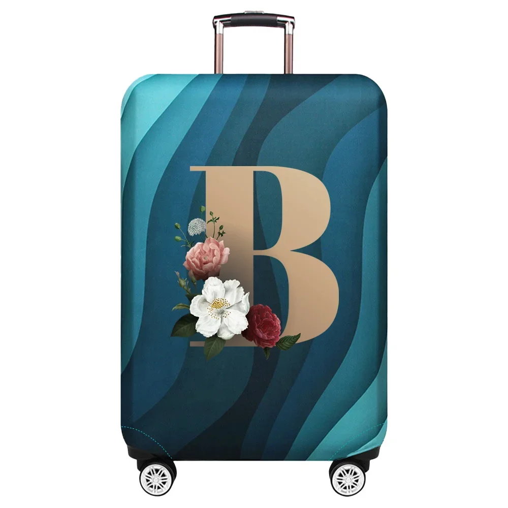 Gold Letter Print Luggage Protective Dust Cover & Travel Accessory