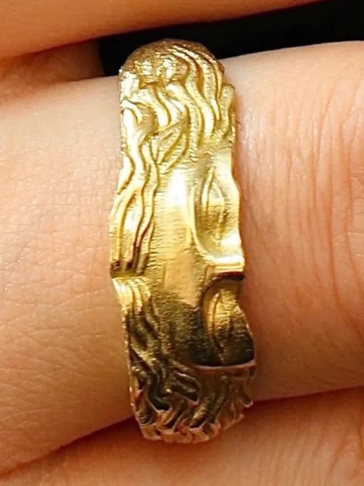 Anello a forma di dea Venere, alla moda, elegante, con effetto calmante, antico anello greco per adolescenti, feste, attività all'aperto, Siehe Beschreibung, Vedi descrizione, Vedi descrizione
