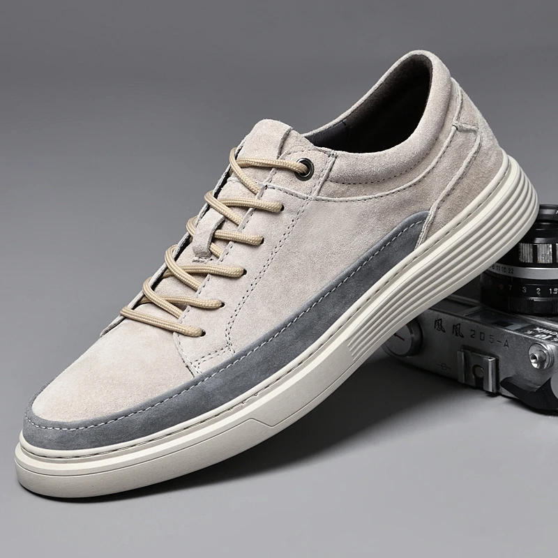 Men's Casual shoes Luxury Brand Designer Oxfords Shoes Genuine Leather Wear-resistant Comfortable Sneakers Tennis Sport Shoes