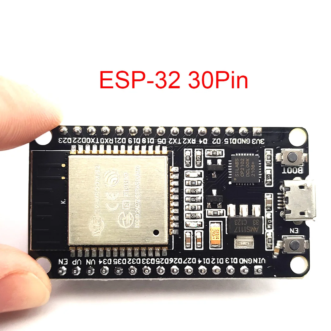 บอร์ดพัฒนา ESP32 ไร้สาย Wi-Fi Bluetooth ช่อง USB สำหรับช่างและนักพัฒนา