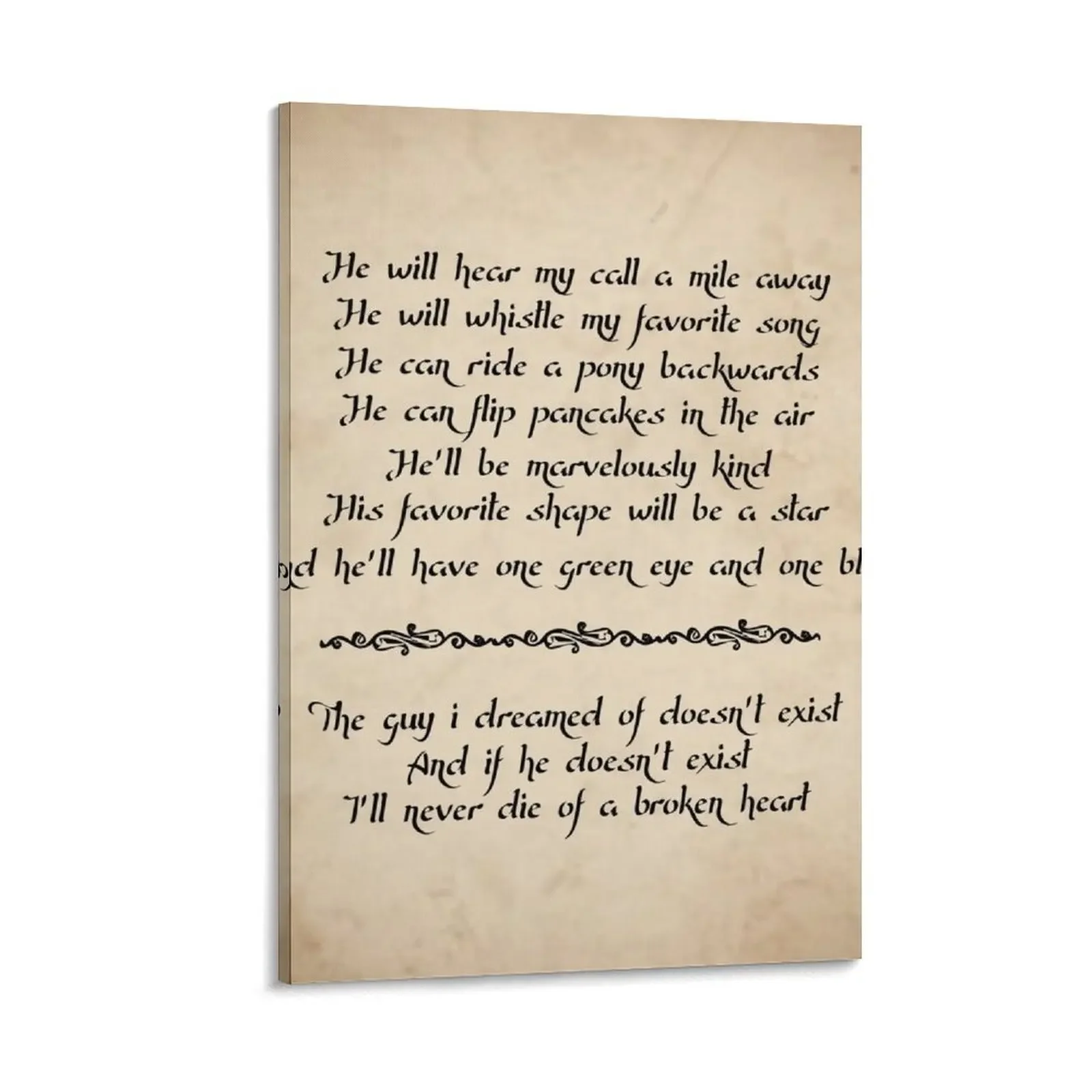 

practical magic love spell quote Canvas Painting Picture on the wall house decoration room decor