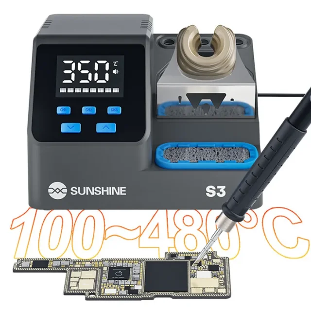 كاوية لحام ذكية SUNSHINE S3 210 – بمقبض C210 وتسخين فوري 2