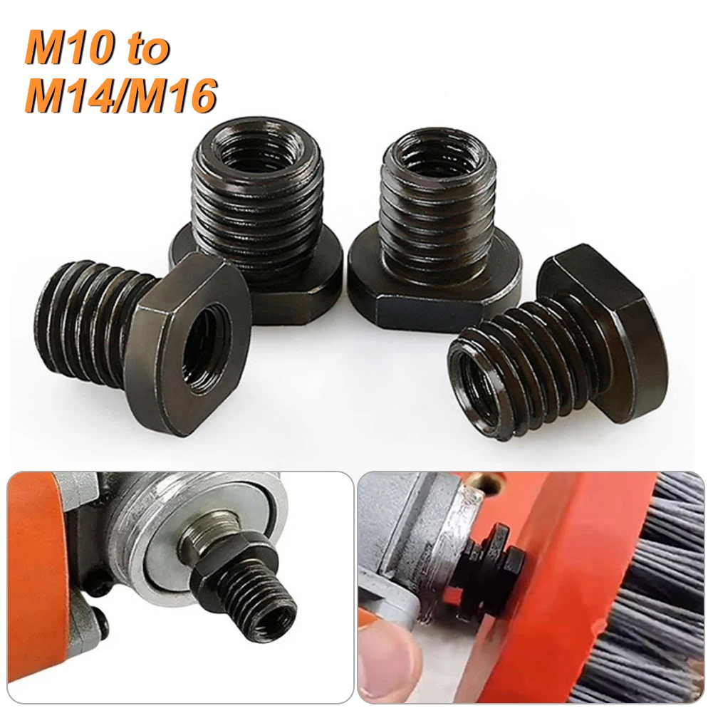 M10 to M14/M16 Angle Grinder Thread Adapter Thread Converter Power Tool Accessories for Angle Grinder Cutting Disc Saw Blade angle grinder grinder adapter accessories converter cutting disc easy to carry m14 m10 metal material platen set