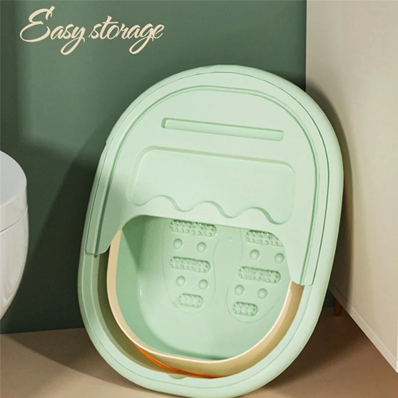 A18R -Foot Soak Tub Foldable Footbath, Footbath With Foot Massager To Help Sleep, Foot Spa,Foot Soaking Tub Soothe
