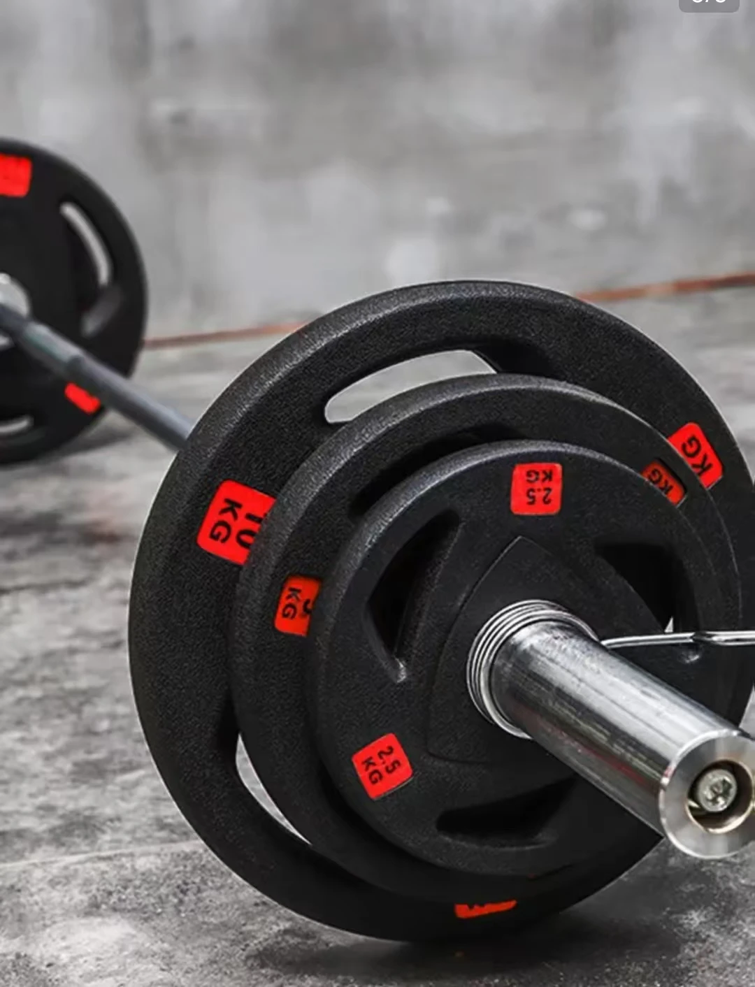 Gym Discs Fitness Sports Accessories Workout Equipment Plate Weight 5kg 10kg 20kg 25kg Rubber Weight Plates