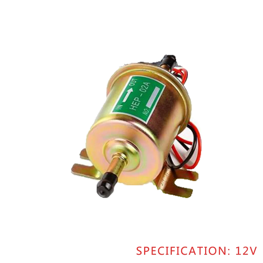 

12V Electric Fuel Pump HEP-02A Low Pressure Universal Diesel Petrol Gasoline Bolt Fixing For Car Motorcycle Boat Carburetor