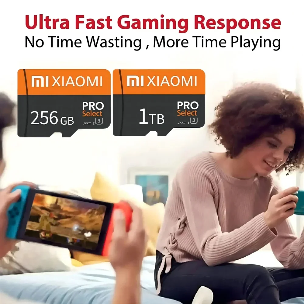 Mini Micro TF SD Card 512GB 256GB SD Memory Card 2TB 1TB High Speed Cartao De Memoria 128GB For File Storage Phone Camera 4