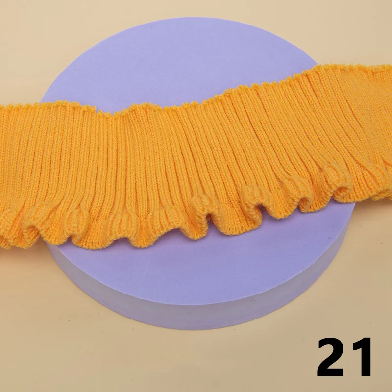 9CM Gerippter Halsausschnitt und Manschettenbund aus elastischem Strickstoff für Uniformjacken, Pullover, Rüschen-Nähzubehör, DIY-Manschettenbund und Kragen für Bekleidung – Detail 9