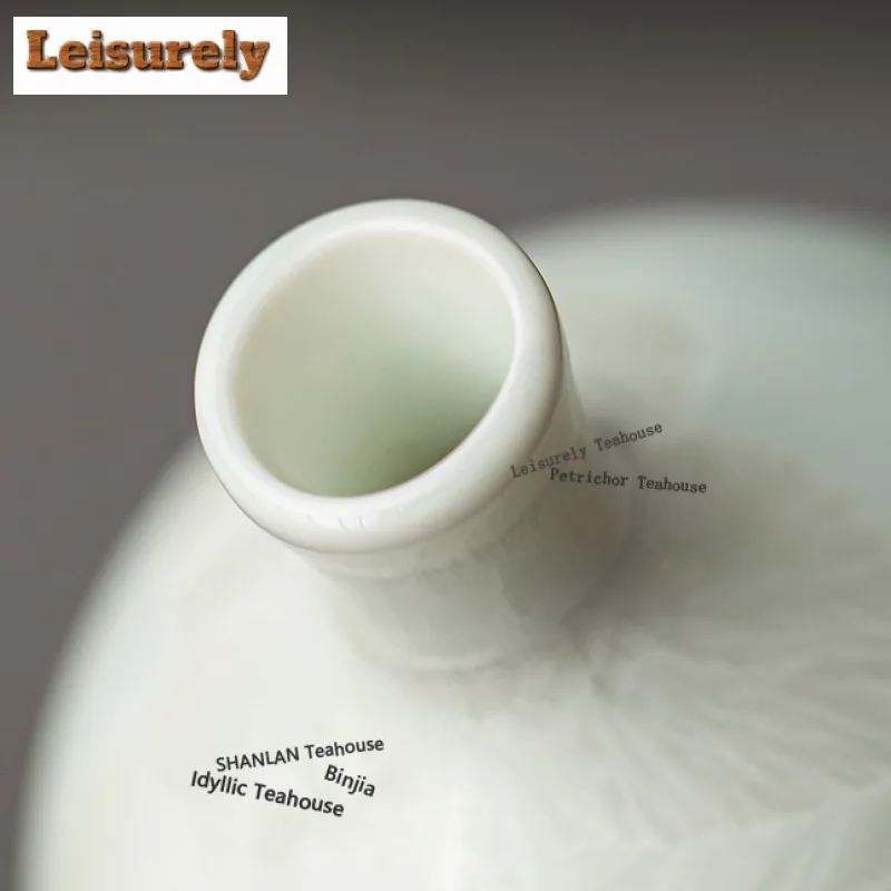 Crystal Glaze Water Drop Vase Vintage Hydroponics Planters Home Decorations Plant Pot Flowerpot Cafes Equipment Collection Gift