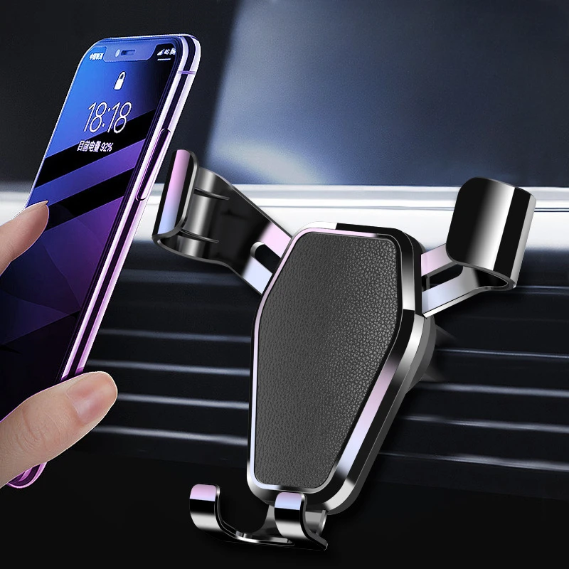 Gravity Car Holder Per Telefono Air Vent Clip Mount Mobile Cell Stand Smartphone Supporto Gps Per Iphone 13 12 Xiaomi Samsung Phone
