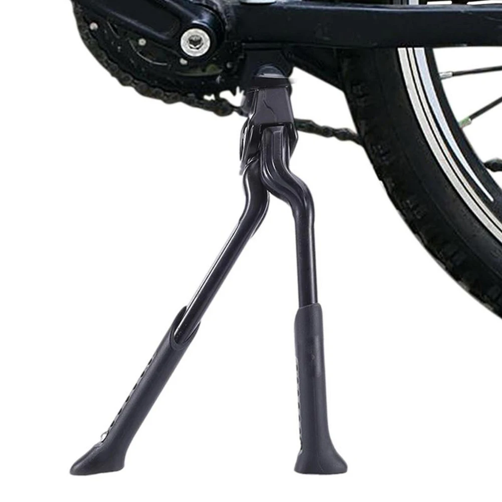 2024 Double Leg Kickstand Bicycle Stand Bike Center Mount Foldable Heavy Duty Adjustable MTB Bike Kickstand Foot Support DualLeg