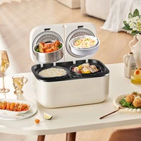 Cuiseur à riz électrique 800W, contrôle intelligent de la température, multicuiseur, Double Pot, minuterie 24H, maintien automatique au chaud, revêtement antiadhésif 2