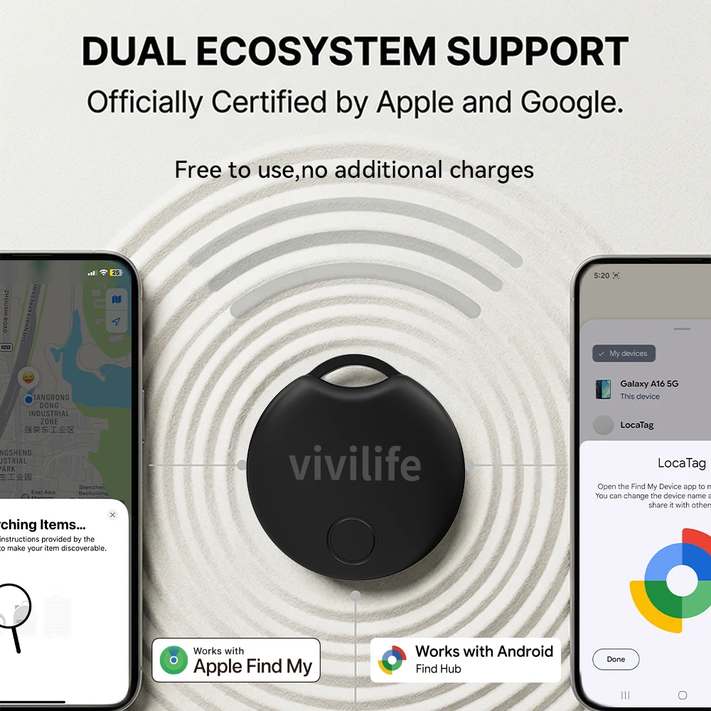Smart Bluetooth Tracker: Universal Finder for Keys, Wallets & Luggage
