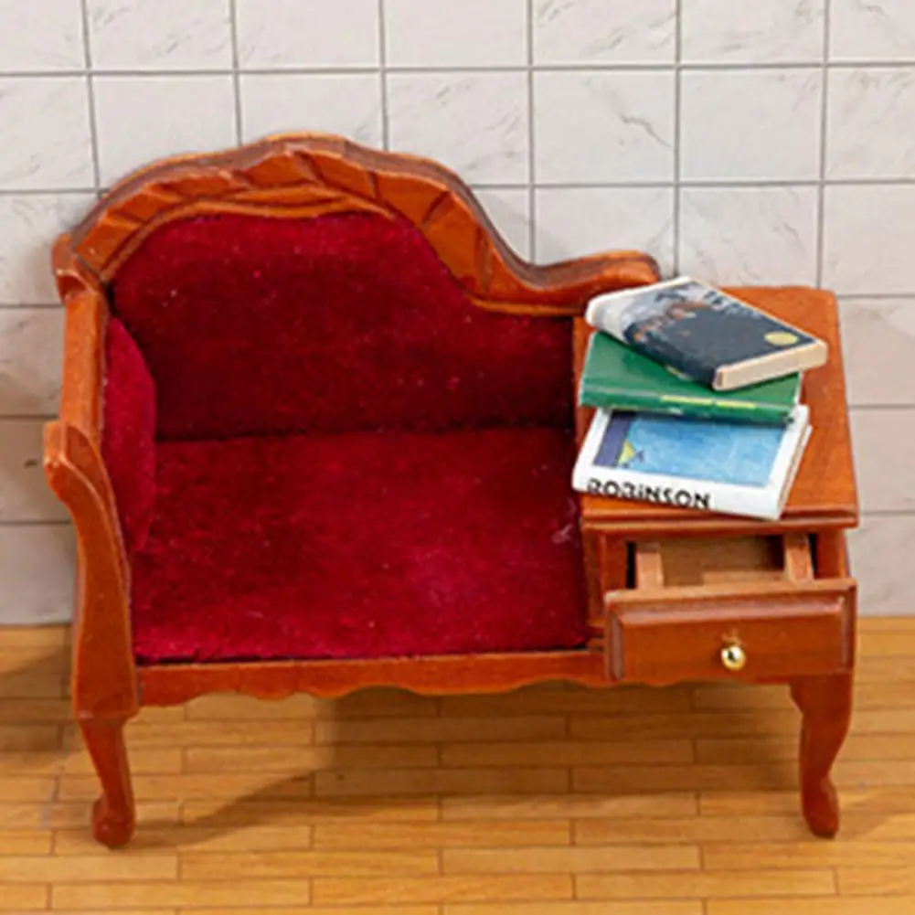 Furniture Toys Dollhouse Sofa Miniature Dollhouse Sofa Mini Sofa