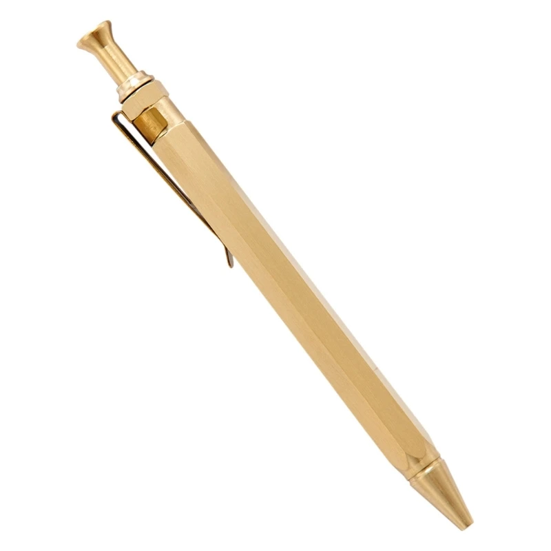 

Retractable Pen with Clip Metal Ballpoint Pen Smoothly Writing Pen 45BA