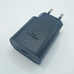 Samsung 25W Super Fast USB - C Wall Charger Adapter - Black EU Adapter