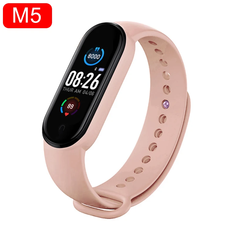 M5 Smart Band IP67 Waterproof Sport Smart Watch Men Woman Blood Pressure Heart Rate Monitor Fitness Bracelet For Android IOS 