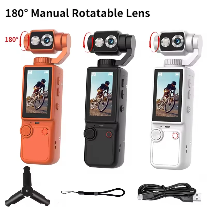4K WiFi HD 미니 카메라 스포츠 카메라 야외 방수 법 집행 기관용 야간 투시경 VCR 휴대용 백 클립 사이클링 레코더