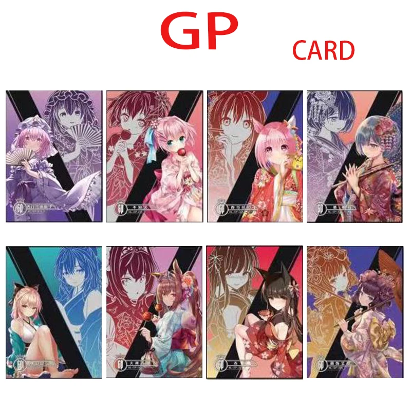 

Anime Goddess Story Rare Gp Flash Card Rem Yuyuko Akagi Daiwa Scarlet Shiranui Collection Solitaire Christmas Birthday Present
