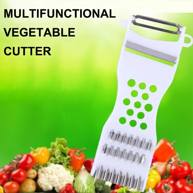 New 5-in-1 Stainless Steel Multi-Functional Vegetable Fruit Cutter Potato  Radish Shredder Cucumber Slicer