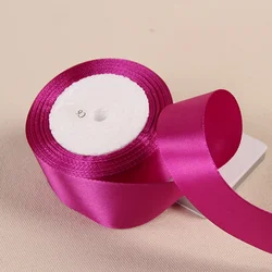 Purple Lavender Satin Ribbon for Christmas and Wedding Crafts (Purple Red)