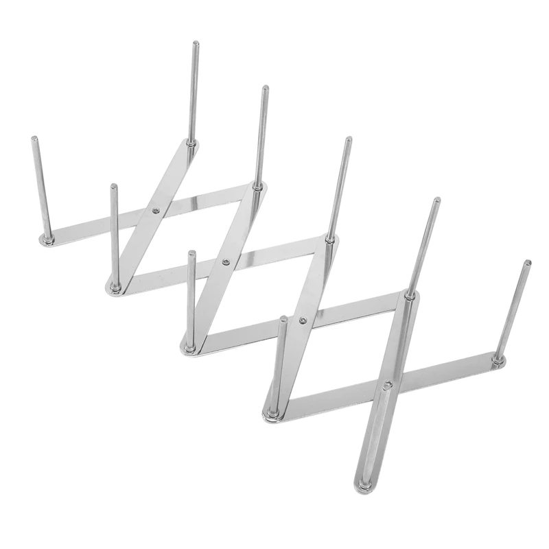 

Kitchen Organizer Pot Lid Rack Stainless Steel Spoon Plate Holder Shelf Cooking Dish Tray Stand Storage