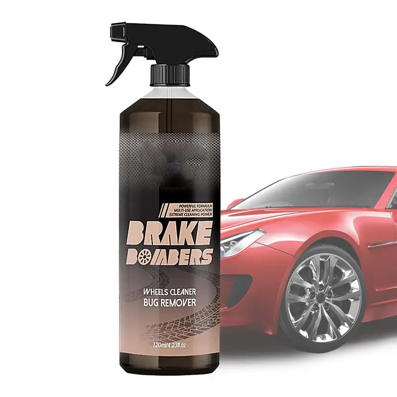 

Wheel Rim Cleaner 120ml Non Acid Rim Detailing Spray Powerful Automotive Wheel Care To Removes Brake Dust Oil Dirt Suitable For