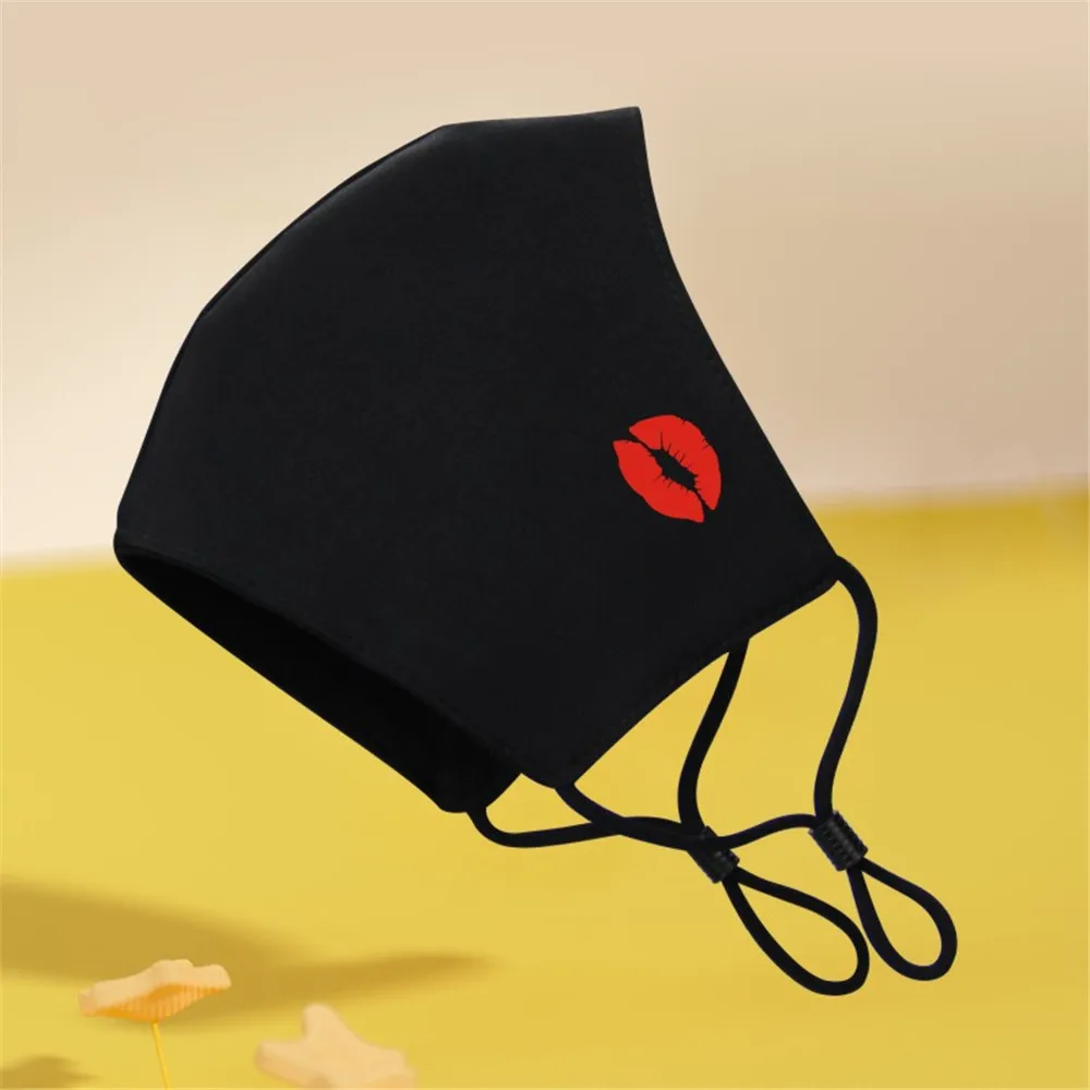 3D Creative Funny Printing Outdoor Mask Cotton Material Mouth Mask Filter Windproof Masks Washable Reusable Face