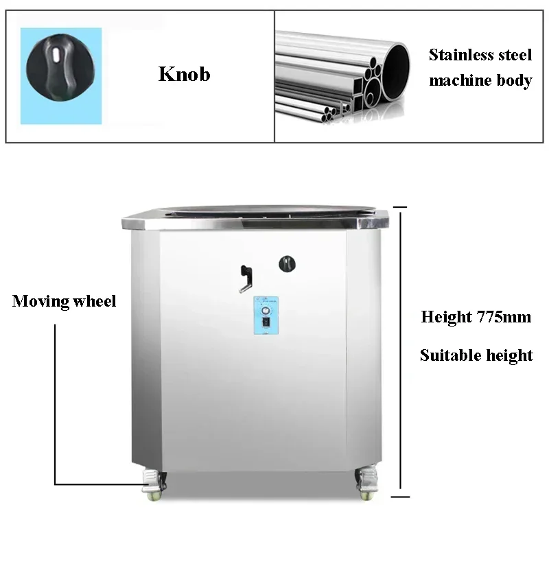Automatic Rotary Fried Frying Dumpling Furnace Small Frying Pan Sticking Fried Frying Pan Dumpling Machine YC-62 4