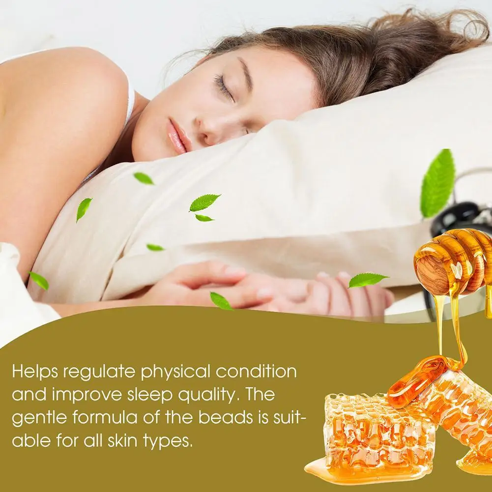 Description Picture 4 of itemNatural Bee Lymphatic Drainage Foot Soak Gel Beads To Remove Odor Improve Skin Detoxification Bath Powder Detox Slimming