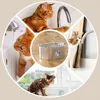 Stainless Steel Cat Fountain Automatic Pet Water Feeder Viewing Window Pet Water Dispenser Accessories Smart Cat Drinking Bowl 6