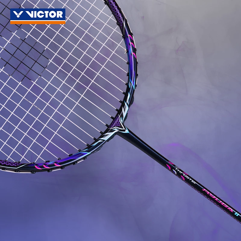 Badminton racket VICTOR Attack Racket Dragon Tooth Blade PRO High pound single racket full carbon professional competition badminton racket