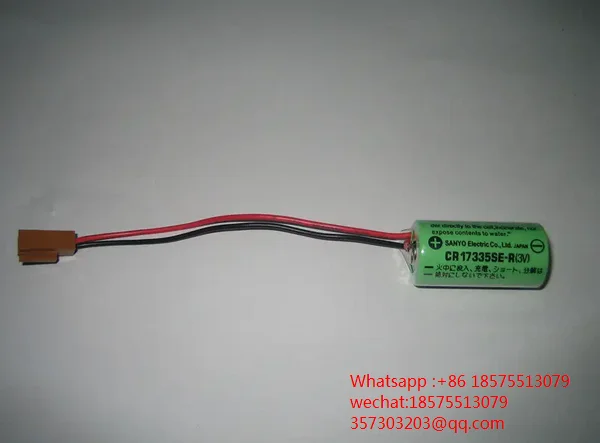

Для нового SAN YO CR17335SE-R 3V PLC промышленный литиевый аккумулятор с разъемом