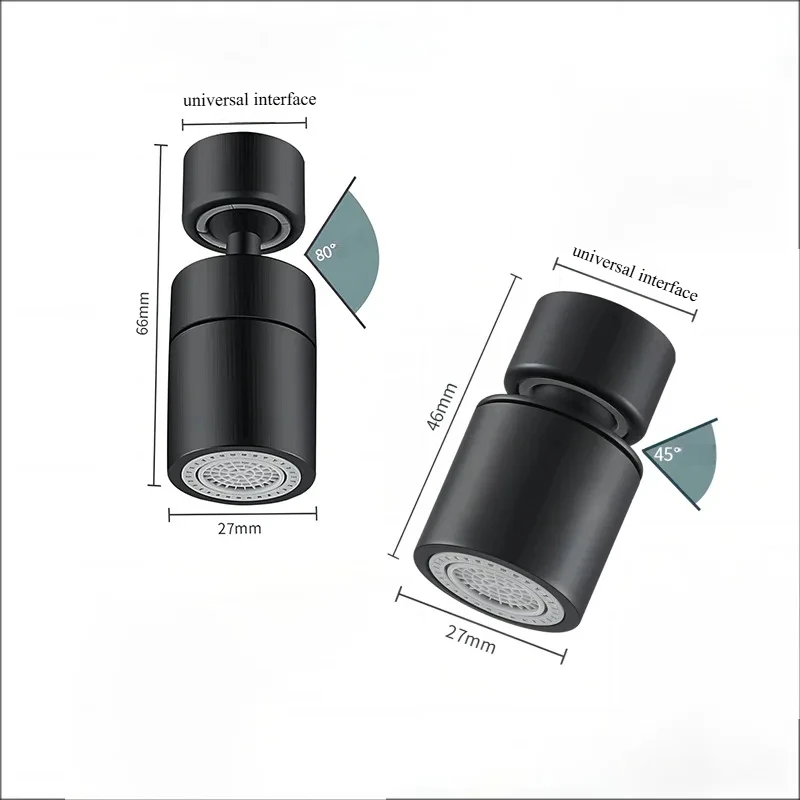 New 360° Rotary Faucet Splashproof Kitchen Faucet Spray Head Filter Adjustable Splashback Tap Nozzle Bubbler Kitchen Sink Faucet 5