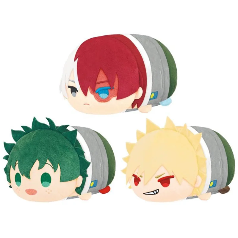 

New Cute Japan Anime My Hero Academia Heroaca Izuku Katsuki Shouto Big Mochi Plush Stuffed Pillow Doll Toy 40*28cm Kids Gifts