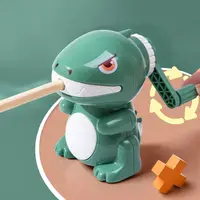 Hand Crank Cute Dinosaur Mechanical Pencil Sharpener Automatically Enters Lead Creative Cartoon Stationery Office School Supplie 1