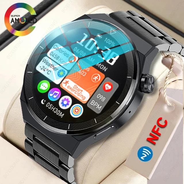 Huawei-reloj inteligente Xiaomi GT3 Pro para hombre, accesorio de pulsera  resistente al agua IP68 con llamadas, Bluetooth, control del ritmo  cardíaco, Pantalla AMOLED HD de 390X390, 2024 - AliExpress